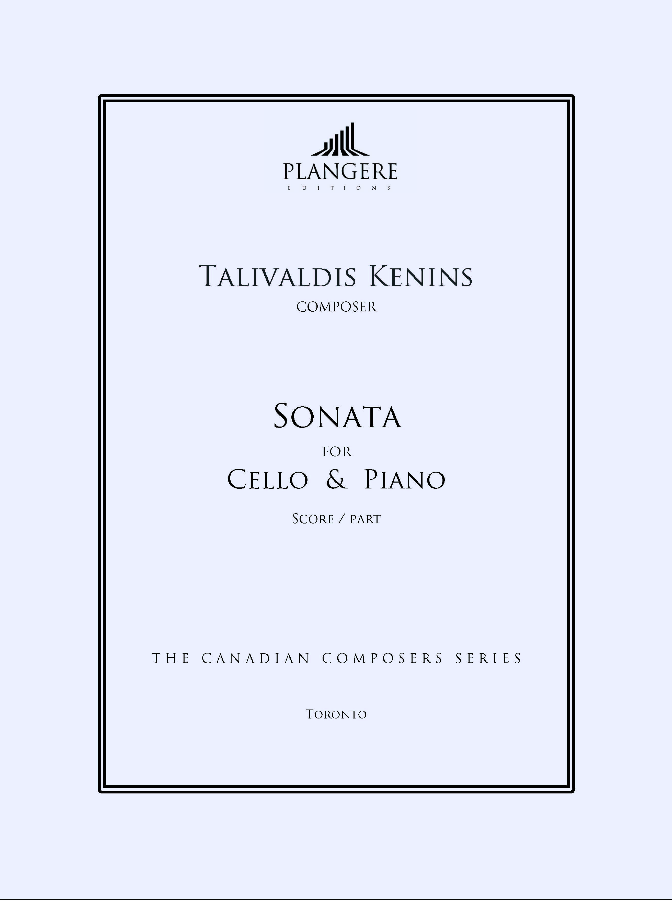 Sonata for Cello and Piano
